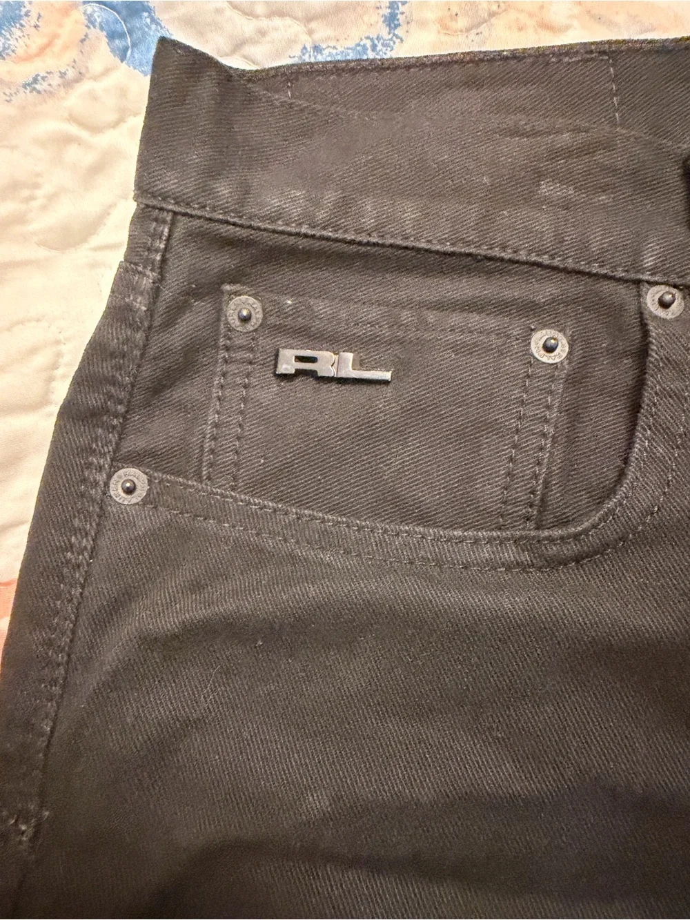 Ralph Lauren Black Straight-Leg Men’s Jeans